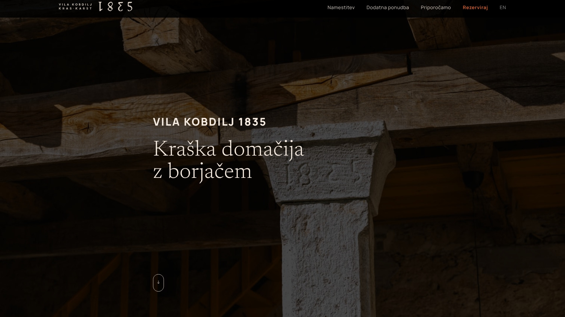 Spletna stran Vila Kobdilj